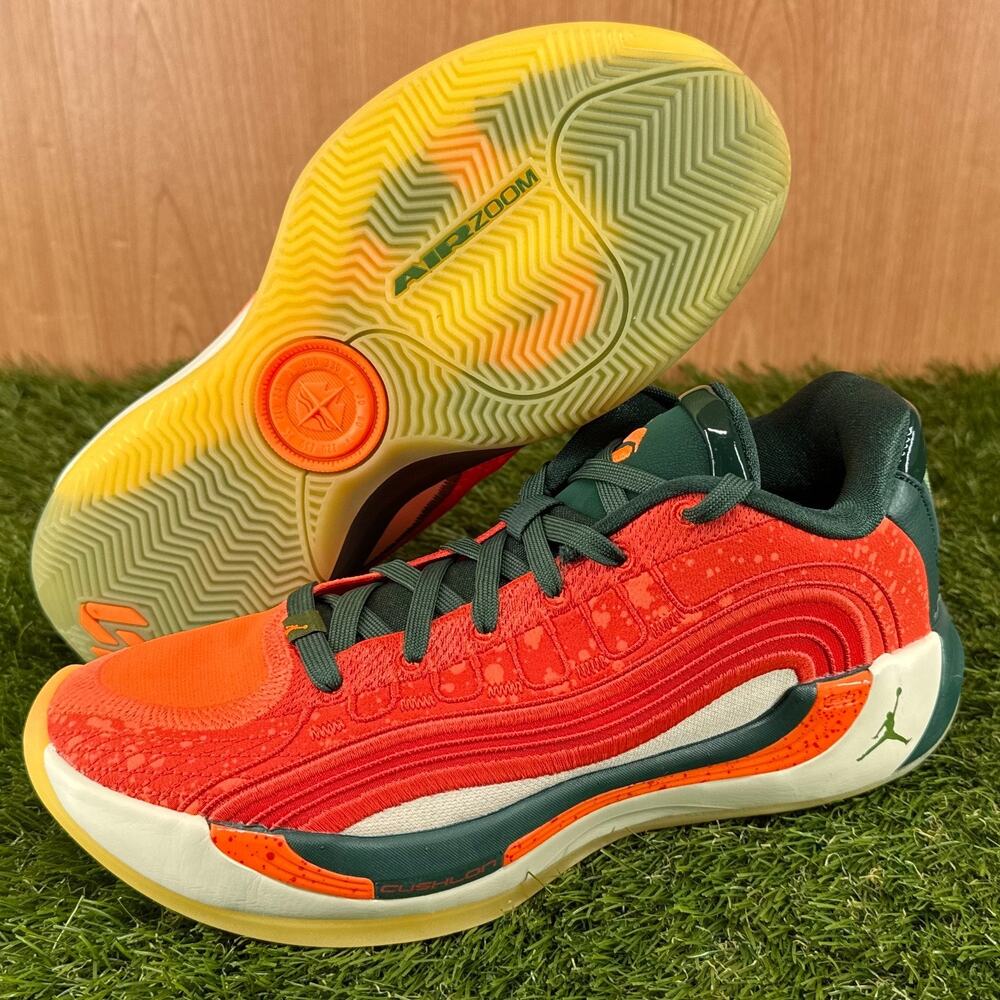 Jordan Luka 4 Gone Camping Basketball Shoes IB7903-300 Green Orange Men’s 7.5